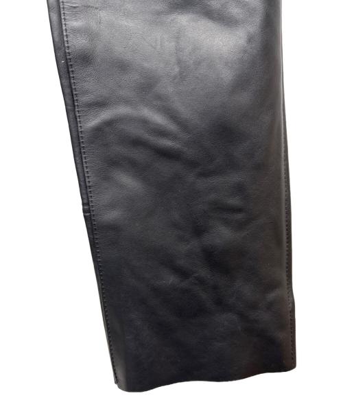 VANSON（バンソン）VANSON (バンソン) レザーチャップス ブラック サイズ:22の古着・服飾アイテム