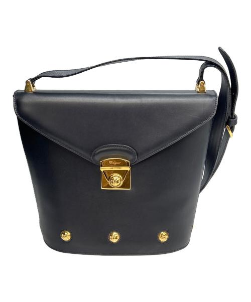 Salvatore Ferragamo（サルヴァトーレ フェラガモ）Salvatore Ferragamo (サルヴァトーレ フェラガモ) ショルダーバッグ ブラックの古着・服飾アイテム