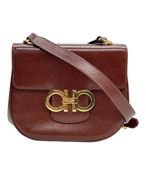 Salvatore Ferragamo（サルヴァトーレ フェラガモ）Salvatore Ferragamo (サルヴァトーレ フェラガモ) ショルダーバッグ ブラウンの古着・服飾アイテム