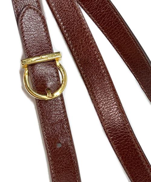 Salvatore Ferragamo（サルヴァトーレ フェラガモ）Salvatore Ferragamo (サルヴァトーレ フェラガモ) ショルダーバッグ ブラウンの古着・服飾アイテム