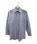 HERMESエルメス）の古着「セリエボタン長袖シャツ」｜ブルー