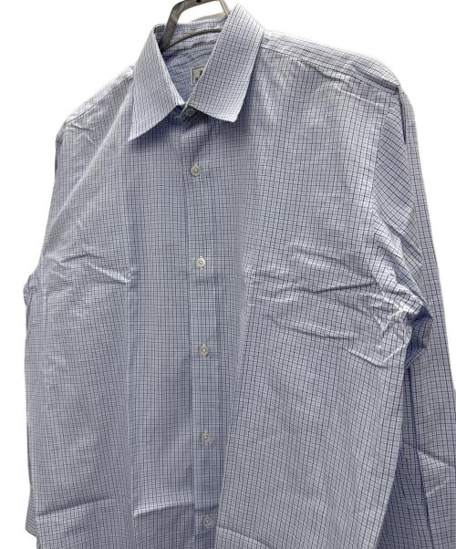 HERMES（エルメス）HERMES (エルメス) セリエボタン長袖シャツ ブルー サイズ:42の古着・服飾アイテム