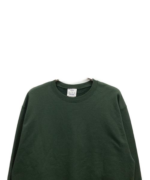 Champion（チャンピオン）Champion (チャンピオン) クルーネックスウェット グリーン サイズ:Lの古着・服飾アイテム