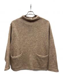 45rpm（45アールピーエム）の古着「リネンツイード908馬比古セーター」｜カーキ