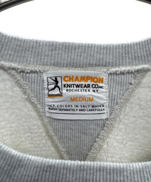 Champion（チャンピオン）Champion (チャンピオン) 1stパテントモデル クルーネックスウェットシャツ グレー サイズ:Mの古着・服飾アイテム