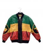 MICHAEL HOBANマイケルホーバン）の古着「アフリカン レザージャケット」｜マルチカラー