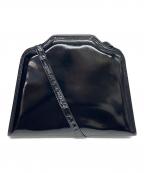 Salvatore Ferragamoサルヴァトーレ フェラガモ）の古着「エナメルショルダーバッグ」｜ブラック