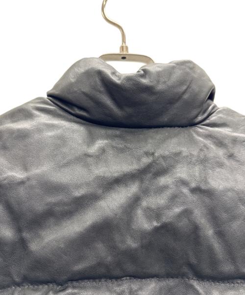 Schott（ショット）Schott (ショット) レザーダウンジャケット ブラック サイズ:38の古着・服飾アイテム
