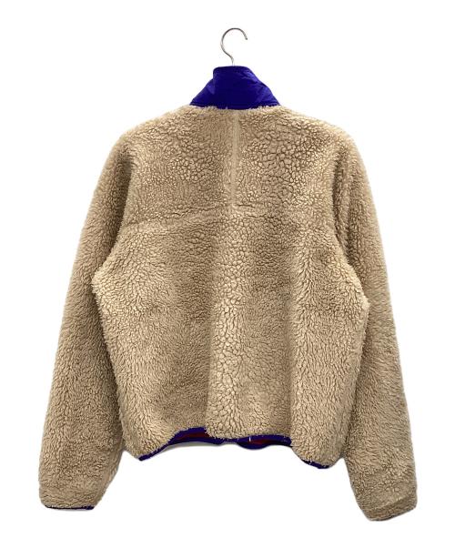 Patagonia（パタゴニア）Patagonia (パタゴニア) クラシックレトロカーディガン ベージュ×ブルー サイズ:Lの古着・服飾アイテム