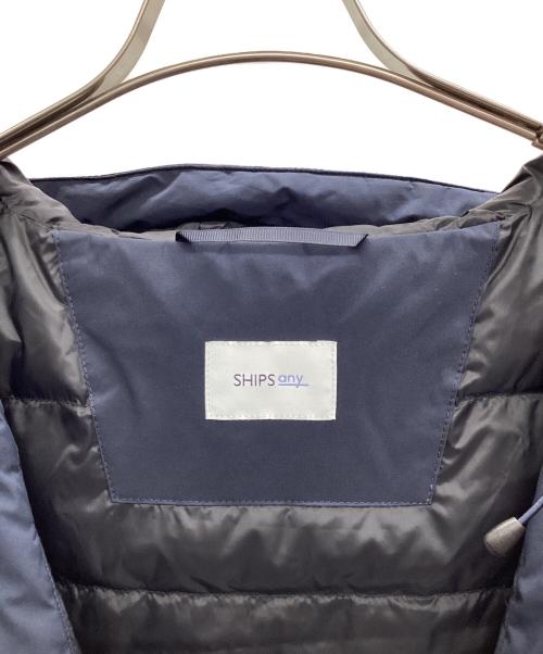 SHIPS any（シップスエニィ）SHIPS any (シップスエニィ) 多機能 ダウン フード ブルゾン ネイビー サイズ:L 未使用品の古着・服飾アイテム