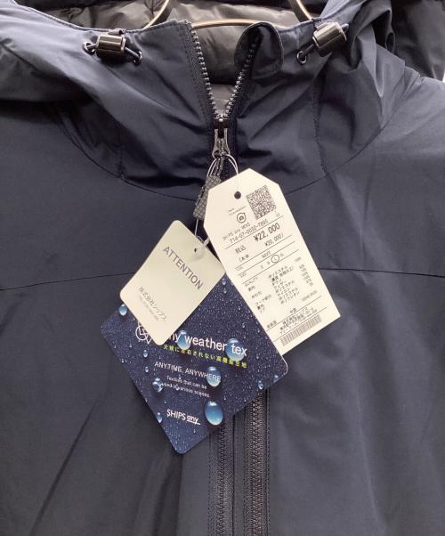 SHIPS any（シップスエニィ）SHIPS any (シップスエニィ) 多機能 ダウン フード ブルゾン ネイビー サイズ:L 未使用品の古着・服飾アイテム