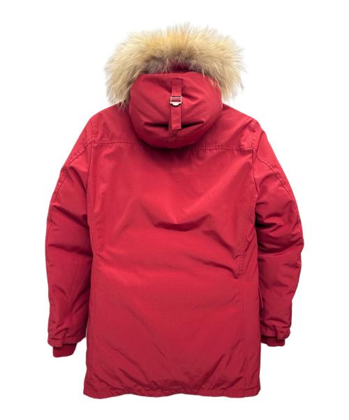 AKM（エーケーエム）AKM (エーケーエム) DEFORMATION B-9 フライトダウンジャケット レッド サイズ:Mの古着・服飾アイテム