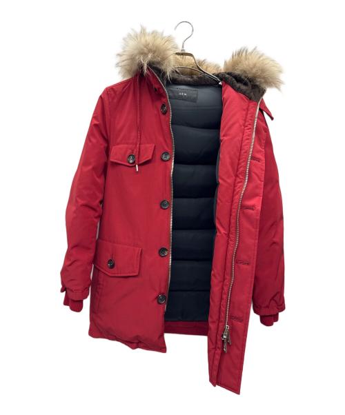 AKM（エーケーエム）AKM (エーケーエム) DEFORMATION B-9 フライトダウンジャケット レッド サイズ:Mの古着・服飾アイテム