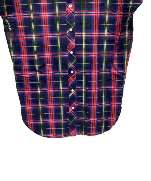 FRED PERRY（フレッドペリー）FRED PERRY (フレッドペリー) 半袖ワンピース ネイビー×レッド サイズ:10の古着・服飾アイテム
