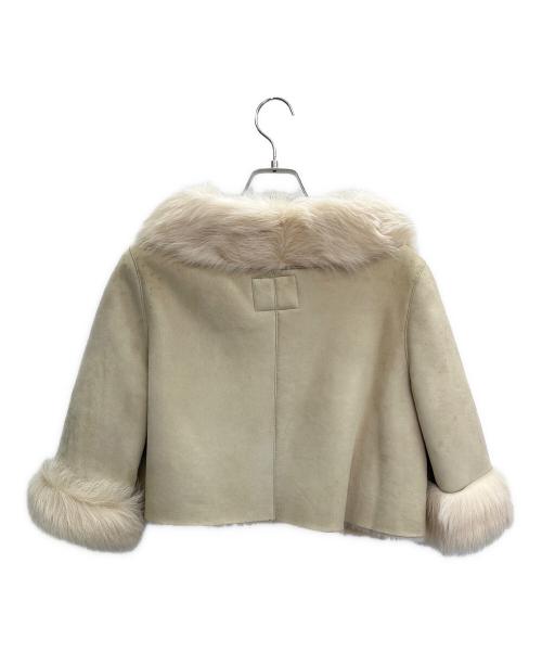 GRACE CONTINENTAL（（グレースコンチネンタル）GRACE CONTINENTAL (グレースコンチネンタル) ムートンボレロ ベージュ サイズ:38の古着・服飾アイテム