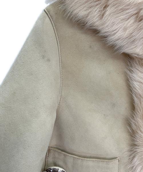 GRACE CONTINENTAL（（グレースコンチネンタル）GRACE CONTINENTAL (グレースコンチネンタル) ムートンボレロ ベージュ サイズ:38の古着・服飾アイテム