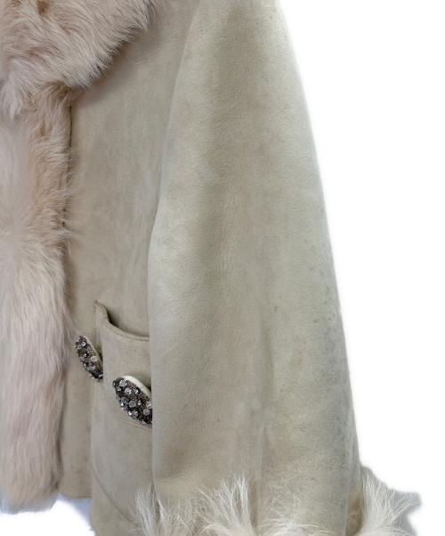 GRACE CONTINENTAL（（グレースコンチネンタル）GRACE CONTINENTAL (グレースコンチネンタル) ムートンボレロ ベージュ サイズ:38の古着・服飾アイテム