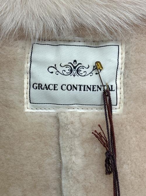 GRACE CONTINENTAL（（グレースコンチネンタル）GRACE CONTINENTAL (グレースコンチネンタル) ムートンボレロ ベージュ サイズ:38の古着・服飾アイテム