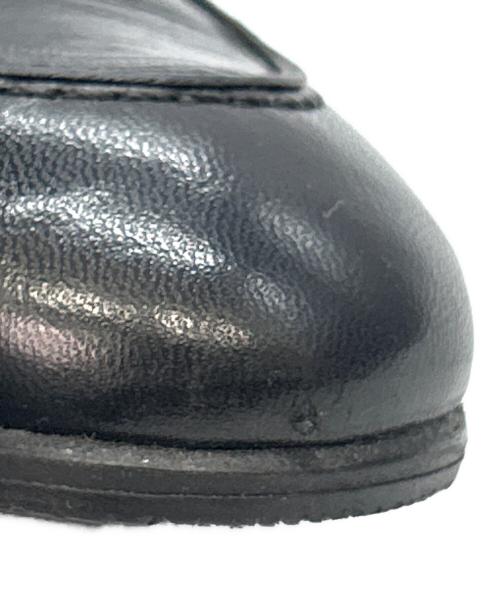 HERMES（エルメス）HERMES (エルメス) ローファー ブラック サイズ:38.1/2の古着・服飾アイテム