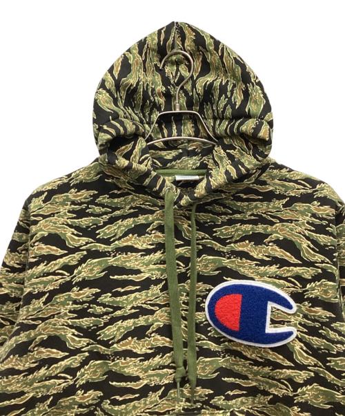 Champion（チャンピオン）Champion (チャンピオン) パーカー カーキ サイズ:Mの古着・服飾アイテム
