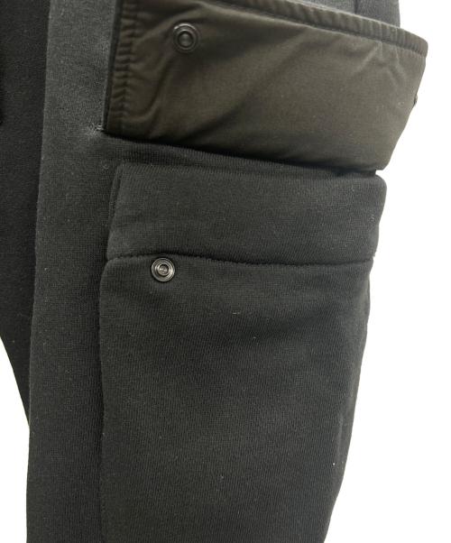 1PIU1UGUALE3 RELAX（ウノピゥウノウグァーレトレ リラックス）1PIU1UGUALE3 RELAX (ウノピゥウノウグァーレトレ リラックス) ドライタッチスウェットカーゴパンツ ブラック サイズ:M 未使用品の古着・服飾アイテム