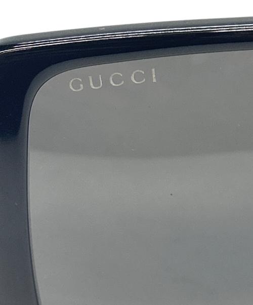 GUCCI（グッチ）GUCCI (グッチ) GGスクエアサングラス ブラック サイズ:54□18-140の古着・服飾アイテム