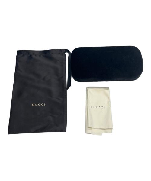 GUCCI（グッチ）GUCCI (グッチ) GGスクエアサングラス ブラック サイズ:54□18-140の古着・服飾アイテム