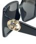 中古・古着 GUCCI (グッチ) GGスクエアサングラス ブラック サイズ:54□18-140：25000円