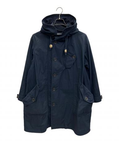 中古・古着通販】MARKAWARE (マーカウェア) フーデッドコート ネイビー 