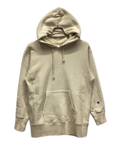 Champion（チャンピオン）Champion (チャンピオン) リバースウィーブパーカー ベージュ サイズ:Sの古着・服飾アイテム