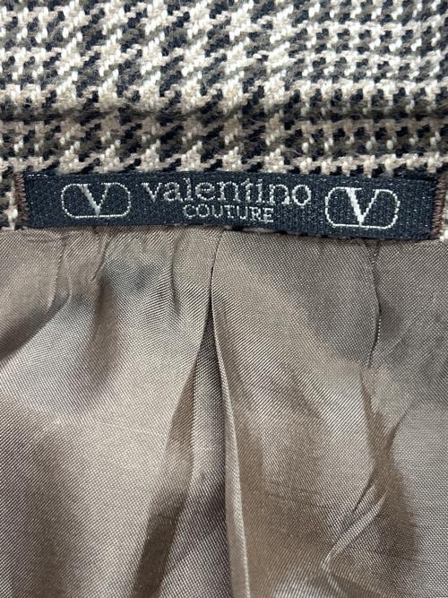 VALENTINO GARAVANI（ヴァレンティノ・ガラヴァーニ）VALENTINO GARAVANI (ヴァレンティノ・ガラヴァーニ) テーラードジャケット ブラウン サイズ:50の古着・服飾アイテム