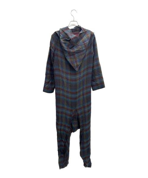 Vivienne Westwood RED LABEL（ヴィヴィアンウエストウッドレッドレーベル）Vivienne Westwood RED LABEL (ヴィヴィアンウエストウッドレッドレーベル) オールインワン ネイビー×グリーン サイズ:02の古着・服飾アイテム