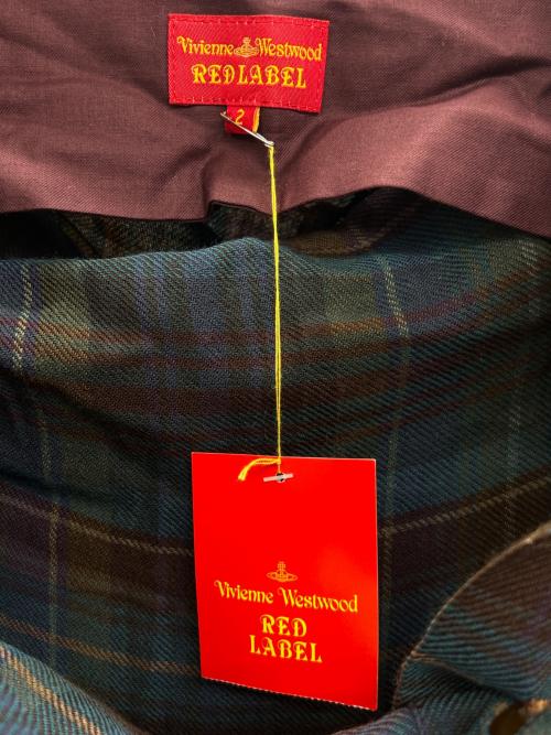 Vivienne Westwood RED LABEL（ヴィヴィアンウエストウッドレッドレーベル）Vivienne Westwood RED LABEL (ヴィヴィアンウエストウッドレッドレーベル) オールインワン ネイビー×グリーン サイズ:02の古着・服飾アイテム