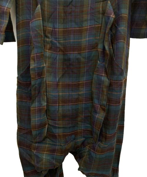 Vivienne Westwood RED LABEL（ヴィヴィアンウエストウッドレッドレーベル）Vivienne Westwood RED LABEL (ヴィヴィアンウエストウッドレッドレーベル) オールインワン ネイビー×グリーン サイズ:02の古着・服飾アイテム
