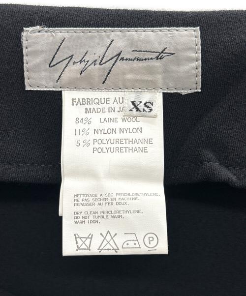 YOHJI YAMAMOTO（ヨウジヤマモト）YOHJI YAMAMOTO (ヨウジヤマモト) ウールナイロンストレッチスカート ブラック サイズ:XSの古着・服飾アイテム
