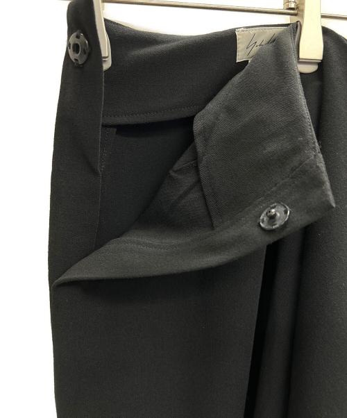 YOHJI YAMAMOTO（ヨウジヤマモト）YOHJI YAMAMOTO (ヨウジヤマモト) ウールナイロンストレッチスカート ブラック サイズ:XSの古着・服飾アイテム