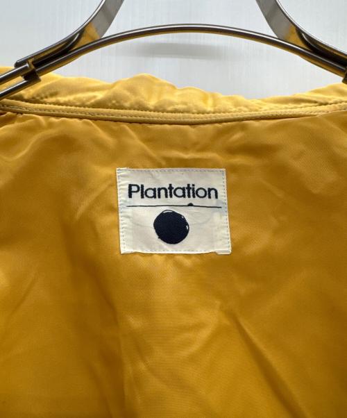 plantation（プランテーション）plantation (プランテーション) 2トーンオーバーコート ブラウン×イエロー サイズ:Mの古着・服飾アイテム