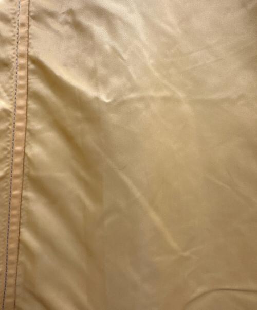 plantation（プランテーション）plantation (プランテーション) 2トーンオーバーコート ブラウン×イエロー サイズ:Mの古着・服飾アイテム