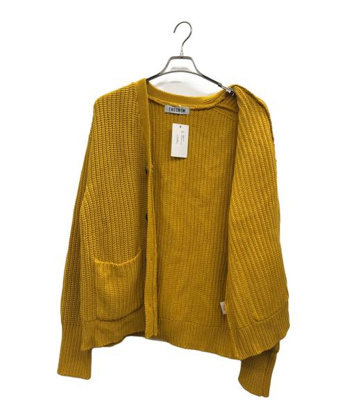 THEOREM（セオレム）THEOREM (セオレム) 厚手カーディガン マスタード サイズ:M 未使用品の古着・服飾アイテム