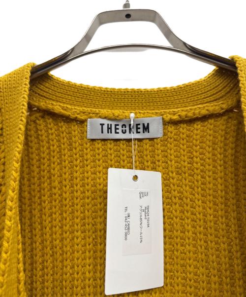 THEOREM（セオレム）THEOREM (セオレム) 厚手カーディガン マスタード サイズ:M 未使用品の古着・服飾アイテム