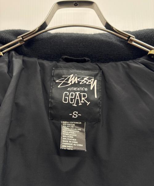 stussy（ステューシー）stussy (ステューシー) ダウンジャケット ブラック サイズ:Sの古着・服飾アイテム