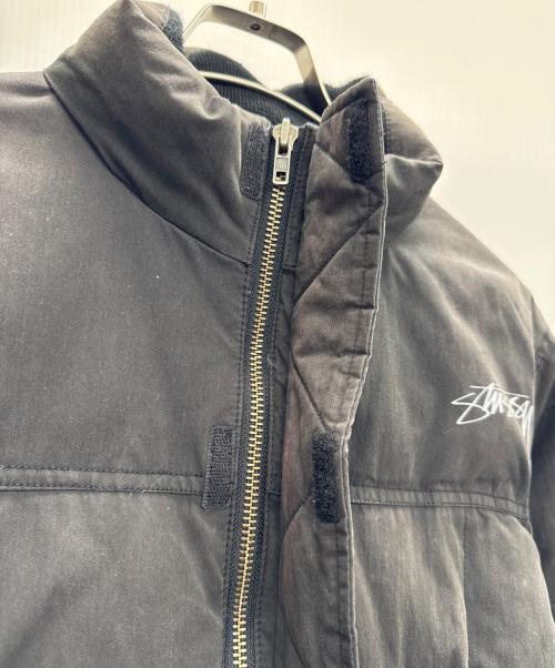stussy（ステューシー）stussy (ステューシー) ダウンジャケット ブラック サイズ:Sの古着・服飾アイテム