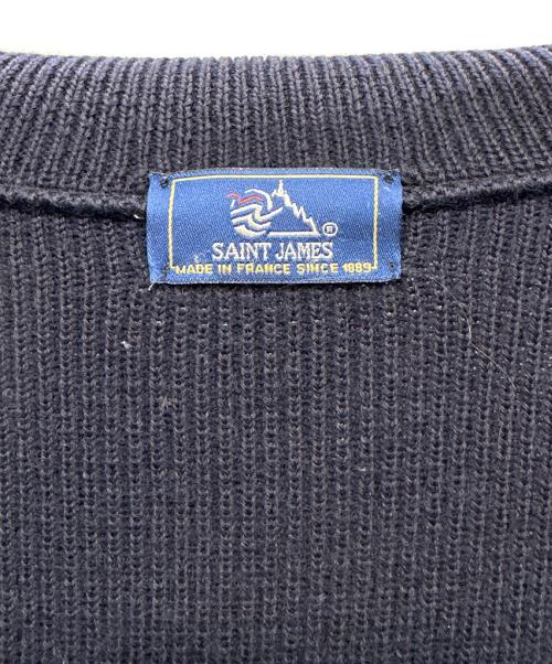SAINT JAMES（セントジェームス）SAINT JAMES (セントジェームス) ドライバーズニット ネイビー サイズ:FREEの古着・服飾アイテム