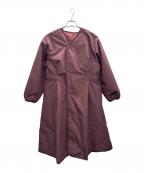 nanamicaナナミカ）の古着「ダウンドレス ロングコート」｜レッド