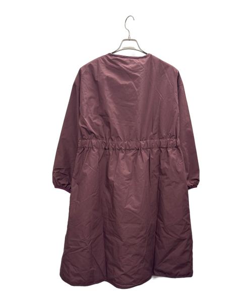 nanamica（ナナミカ）nanamica (ナナミカ) ダウンドレス ロングコート レッド 未使用品の古着・服飾アイテム