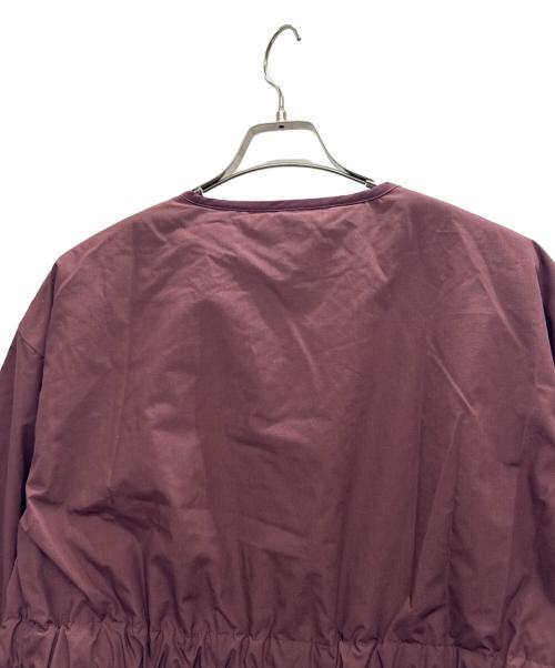 nanamica（ナナミカ）nanamica (ナナミカ) ダウンドレス ロングコート レッド 未使用品の古着・服飾アイテム