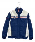 PORSCHEポルシェ）の古着「レーシングジャケット」｜ブルー×ホワイト
