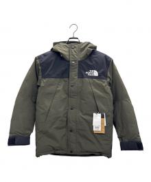 THE NORTH FACE（ザ ノース フェイス）の古着「マウンテンダウンジャケット」｜カーキ×ブラック