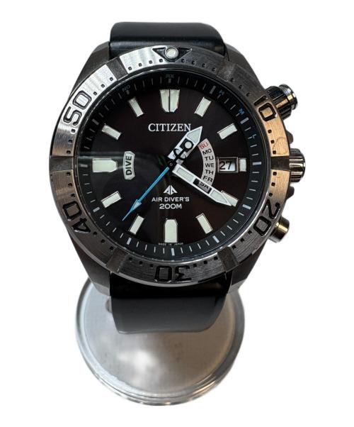 CITIZEN（シチズン）CITIZEN (シチズン) ダイバーズウォッチ ブラックの古着・服飾アイテム