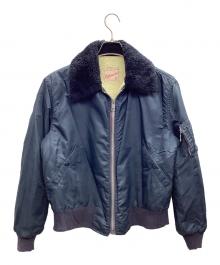 OUTERWEAR（アウターウェア）の古着「B-15D型 ボンバージャケット 50s」｜ネイビー